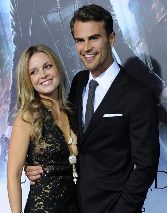 Theo James with his wife Ruth Kearney