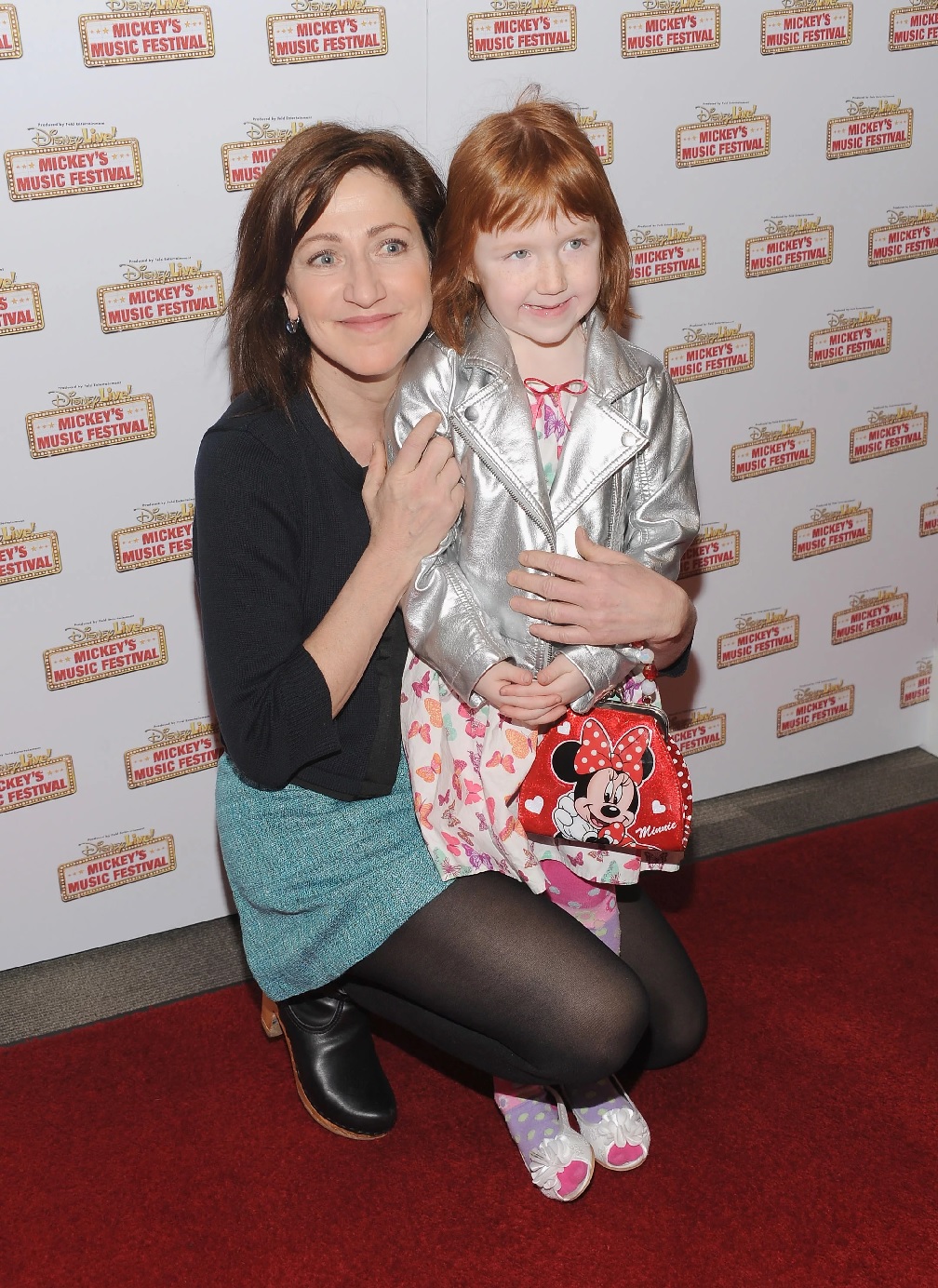 Edie Falco with her daughter Macy