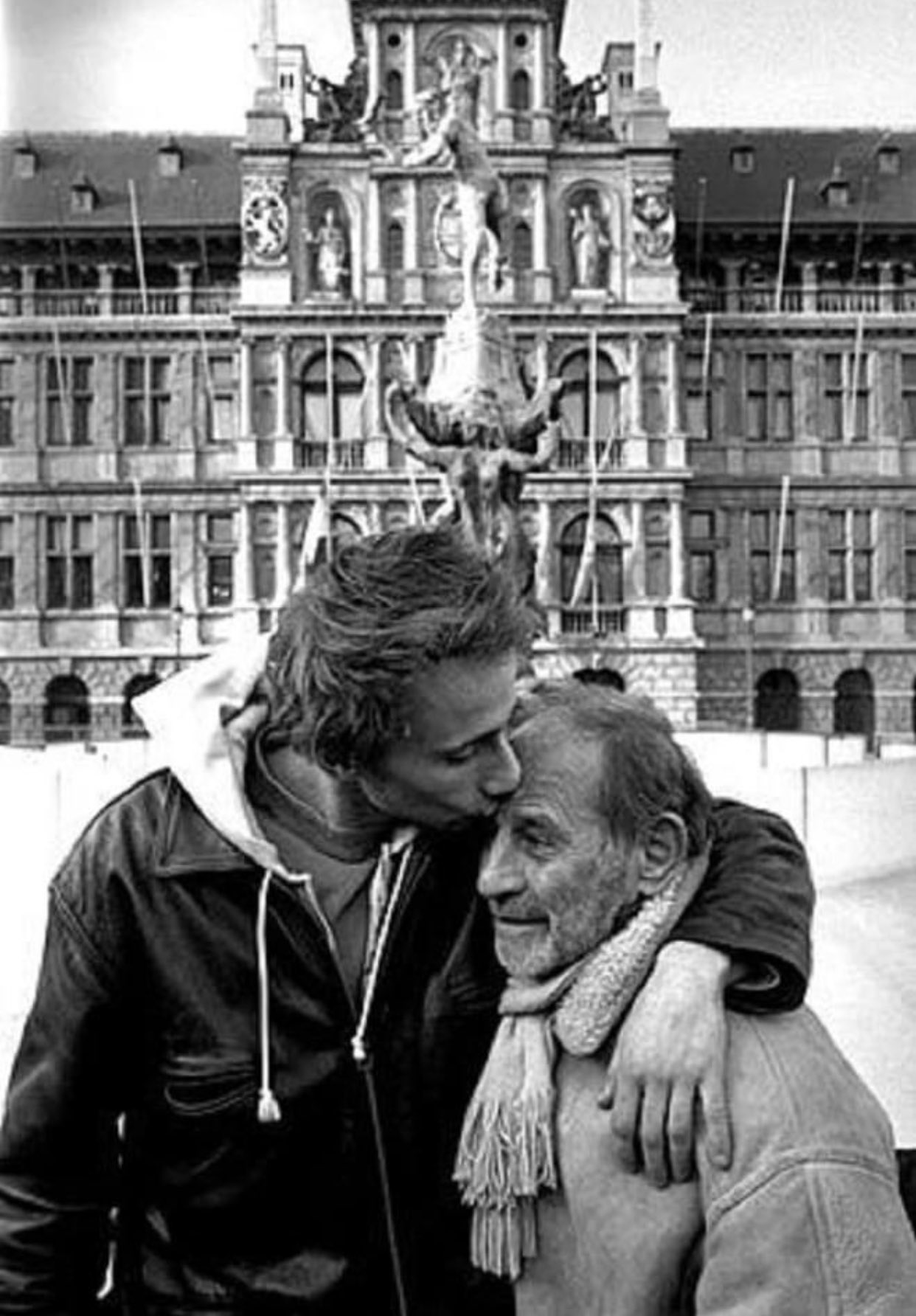 Matthias Schoenaerts with his father