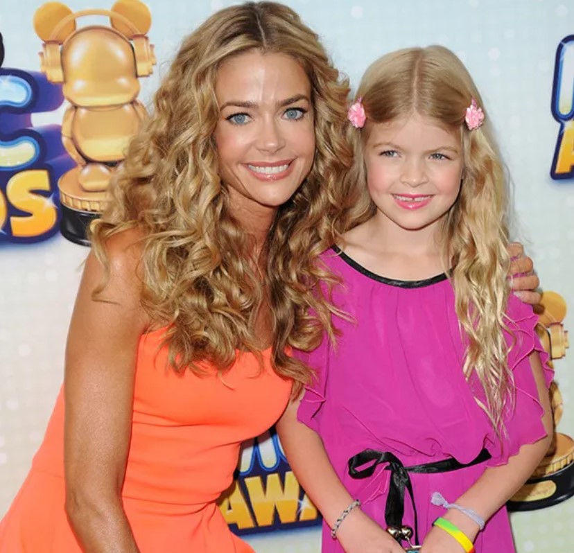 Denise Richards shares a close bond with her second daughter, Lola. 
