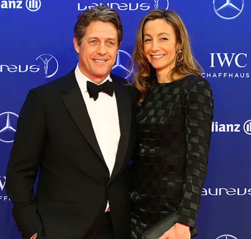 Hugh Grant and Anna Eberstein have chosen not to publicly show their child. 