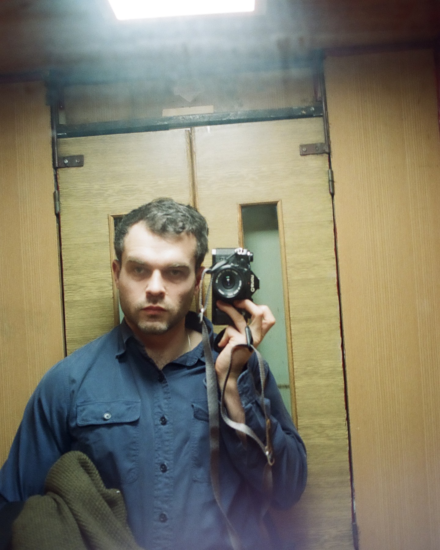 Alden Ehrenreich during the filming of the 2023 Netflix thriller 'Fair Play'