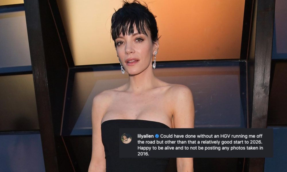 Lily Allen Car Accident 2026: Porsche Run Off Road by HGV