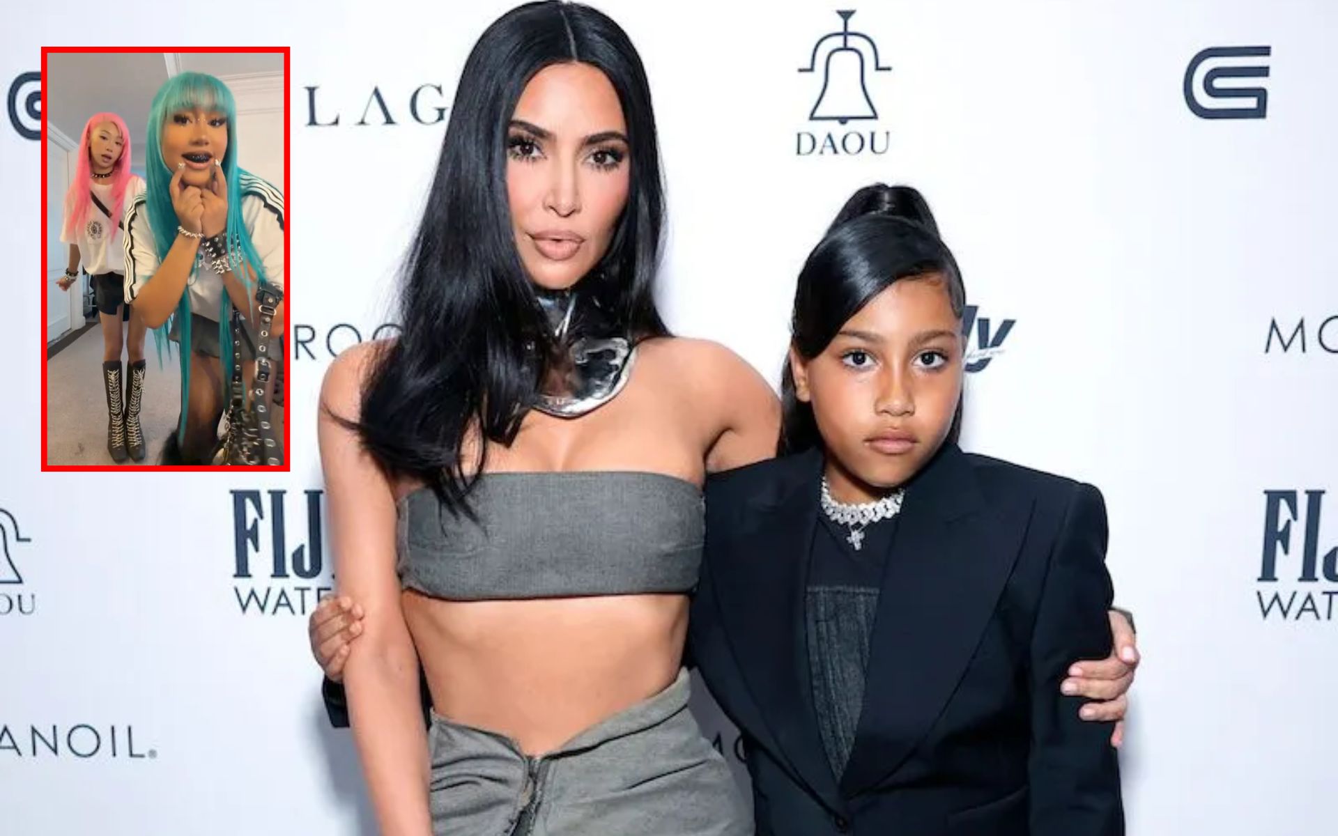 North West Shows Off New Bridge Piercing and 106-Carat Diamond Pendant in New TikTok Videos